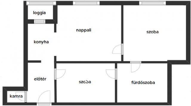 Eladó téglalakás, Miskolcon 52 M Ft, 3 szobás