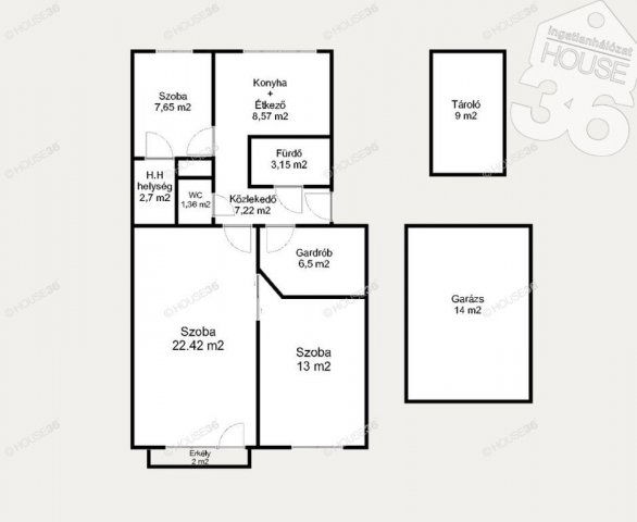 Eladó téglalakás, Kecskeméten 67.5 M Ft, 4 szobás