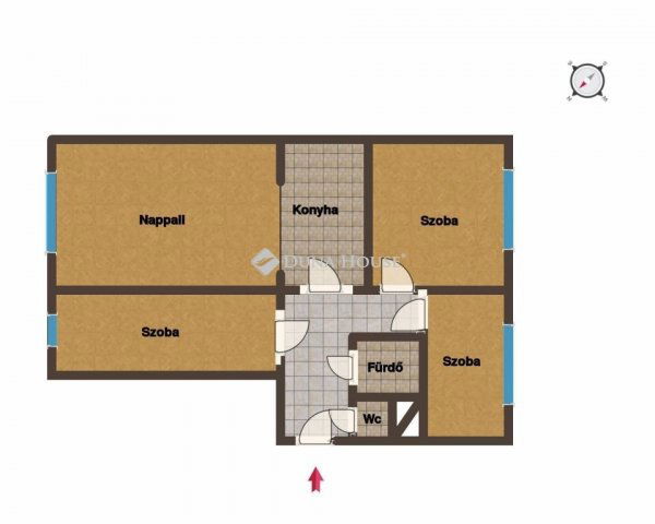 Eladó panellakás, Székesfehérvárott 57 M Ft, 3+1 szobás