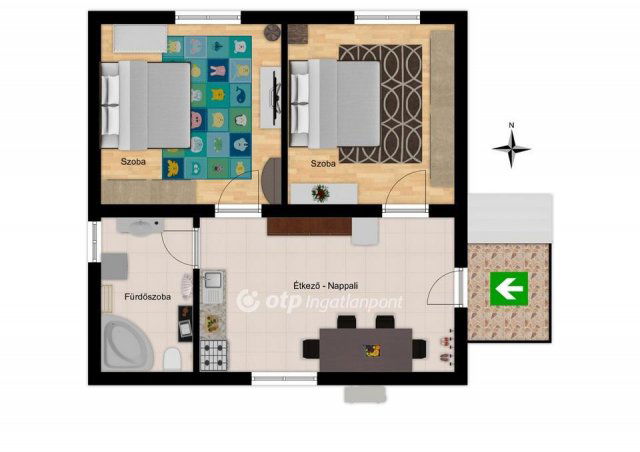 Eladó családi ház, Hajdúdorogon 32 M Ft, 2 szobás