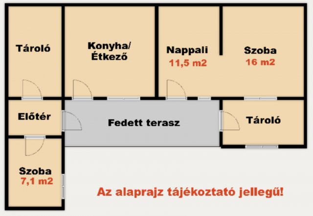 Eladó családi ház, Kiskunhalason 12.9 M Ft, 3 szobás