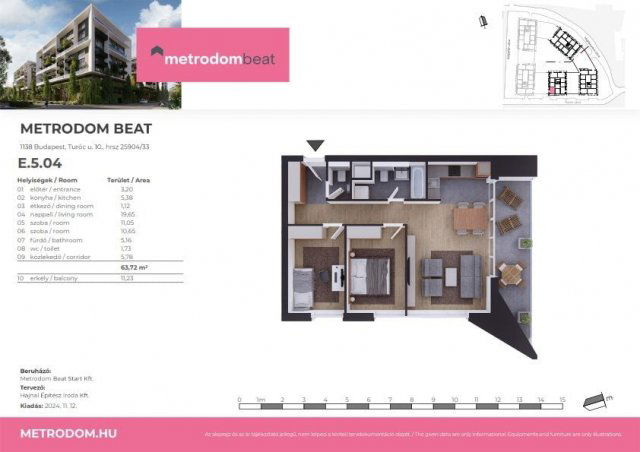 Eladó téglalakás, Budapesten, XIII. kerületben, Turóc utcában