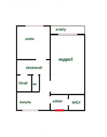 Eladó panellakás, Dunaújvárosban 33 M Ft, 2 szobás