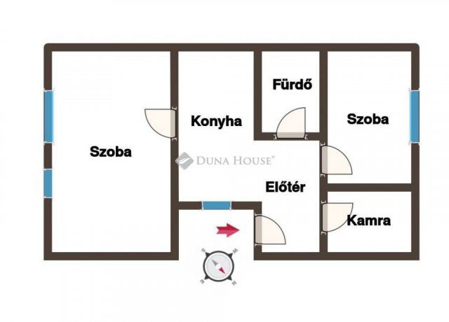 Eladó családi ház, Sárosdon 34.99 M Ft, 2 szobás