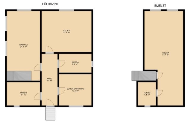 Eladó családi ház, Kálban 24.5 M Ft, 3 szobás