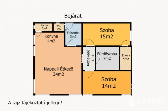 Kiadó téglalakás, albérlet, Békéscsabán 160 E Ft / hó