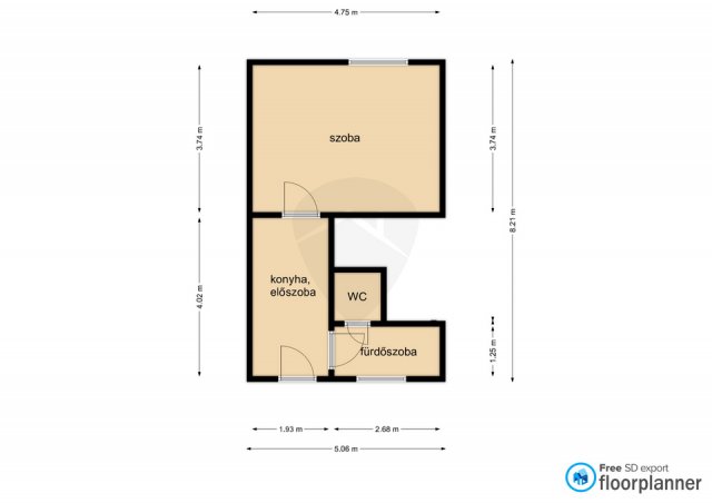 Eladó téglalakás, Budapesten, VIII. kerületben 49.49 M Ft