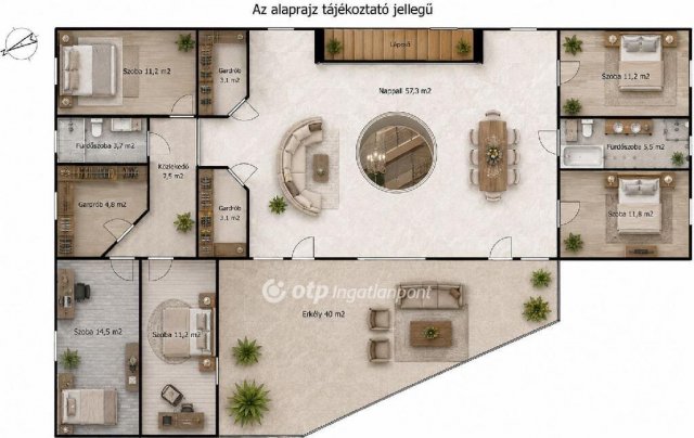 Eladó családi ház, Kiskunlacházán 350 M Ft, 7+3 szobás