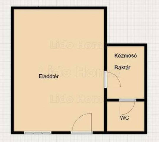 Eladó üzlethelyiség, Győrött 14 M Ft, 3 szobás