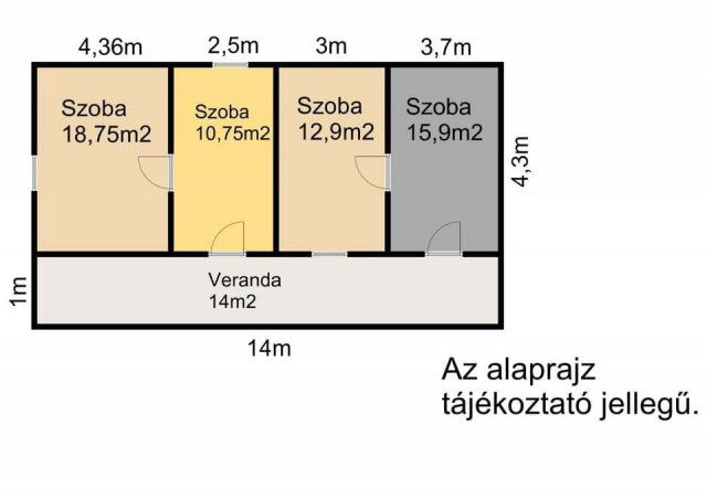 Eladó családi ház, Békéscsabán 12 M Ft, 4 szobás