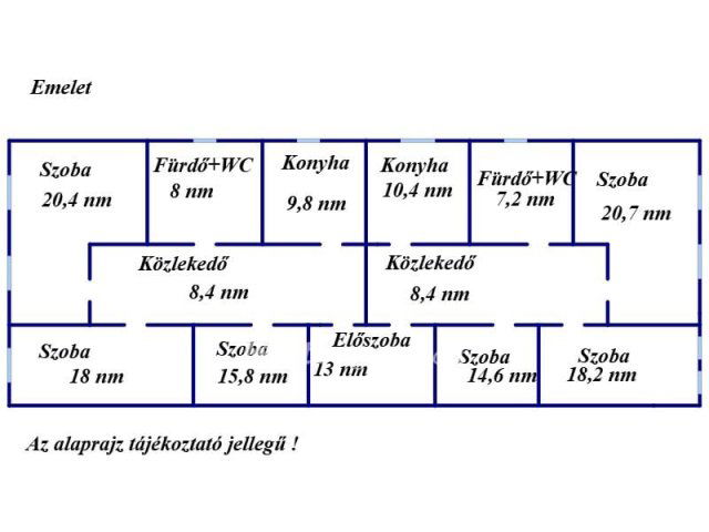 Eladó családi ház, Tóalmáson 60 M Ft, 12 szobás