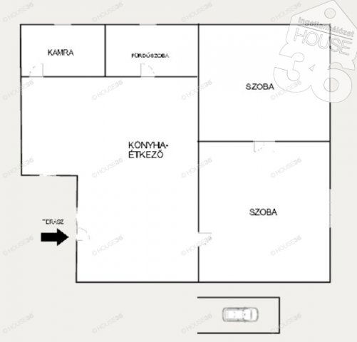 Eladó családi ház, Kecskeméten 51.5 M Ft, 2 szobás