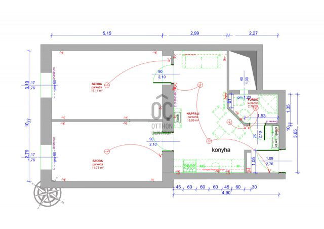 Eladó téglalakás, Budapesten, VII. kerületben 95 M Ft, 2 szobás