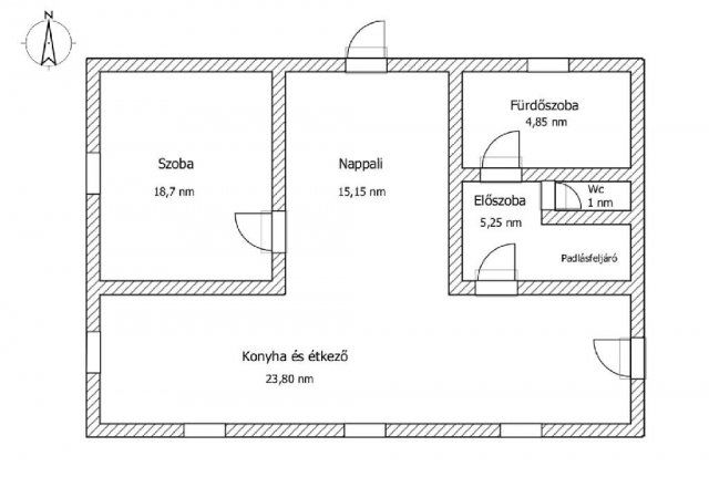 Eladó mezogazdasagi ingatlan, Szentesen 24.9 M Ft, 2 szobás