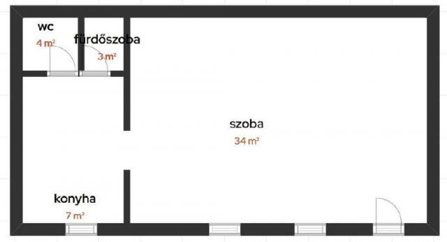 Eladó téglalakás, Budapesten, VIII. kerületben 37.9 M Ft