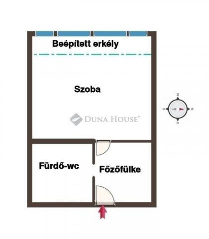 Eladó téglalakás, Pécsett 29.9 M Ft, 1 szobás