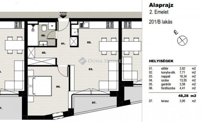 Eladó téglalakás, Debrecenben 70 M Ft, 2 szobás