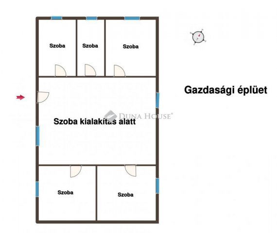 Eladó mezogazdasagi ingatlan, Kiskunmajsán 68 M Ft, 11 szobás