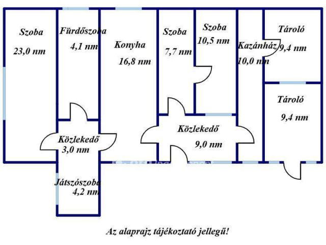 Eladó családi ház, Sárrétudvarin 15 M Ft, 1+3 szobás