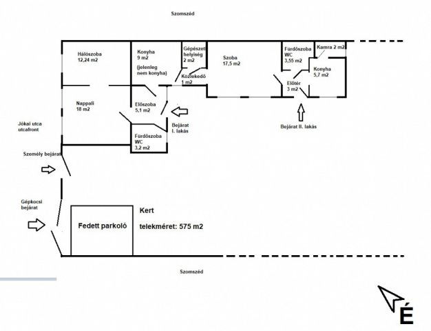 Eladó családi ház, Budapesten, XIX. kerületben, Jókai utcában