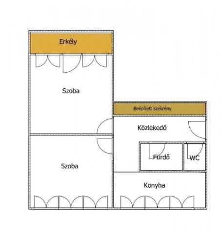 Eladó panellakás, Egerben 37 M Ft, 2 szobás
