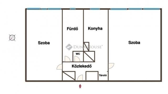 Eladó téglalakás, Budapesten, IV. kerületben 64.9 M Ft, 2 szobás