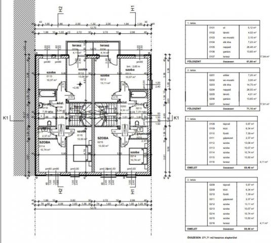 Eladó ikerház, Budapesten, XV. kerületben 130 M Ft, 5 szobás