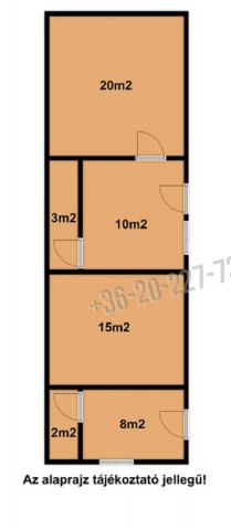 Eladó családi ház, Makádon 18.5 M Ft, 3 szobás