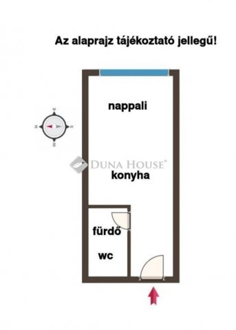 Eladó téglalakás, Budapesten, XXI. kerületben 20 M Ft, 1 szobás