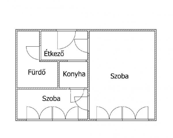 Eladó téglalakás, Egerben 34.9 M Ft, 1 szobás
