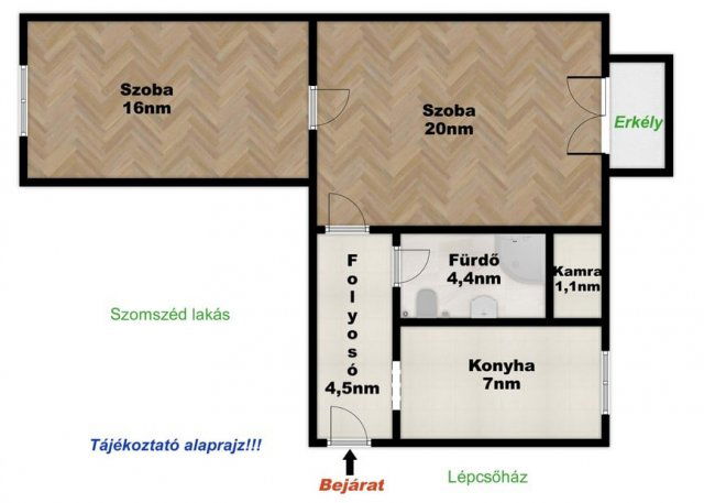 Eladó téglalakás, Petőfibányán, Liszt Ferenc utcában 27.8 M Ft