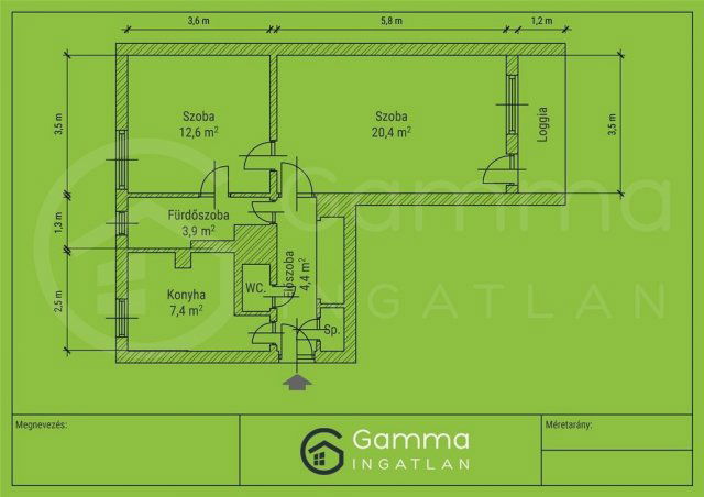 Eladó téglalakás, Miskolcon 31.9 M Ft, 2 szobás