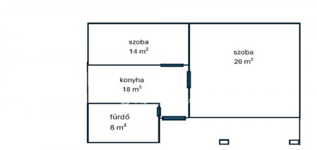 Eladó családi ház, Mátészalkán 45 M Ft, 2 szobás