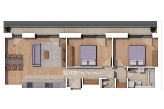 Eladó téglalakás, Budapesten, XIV. kerületben 109 M Ft, 3 szobás