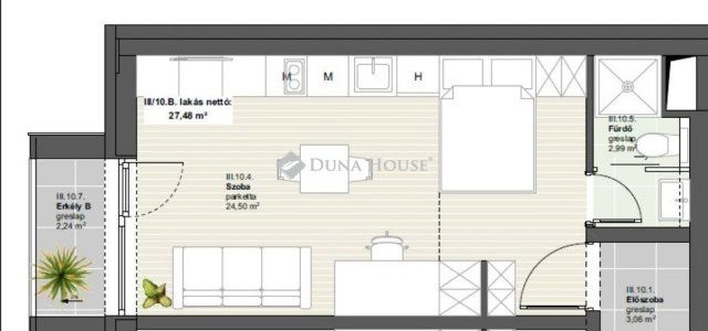 Eladó téglalakás, Budapesten, XIX. kerületben 56.2 M Ft