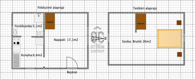 Eladó mezogazdasagi ingatlan, Szekszárdon 21 M Ft, 2 szobás