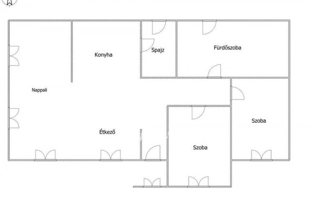 Eladó családi ház, Mezőkövesden 79.9 M Ft, 3 szobás