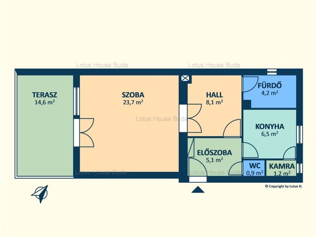 Eladó téglalakás, XII. kerületben, György Aladár utcában