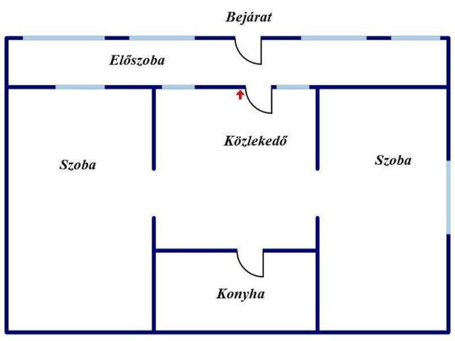 Eladó családi ház, Magyon 7 M Ft, 2 szobás