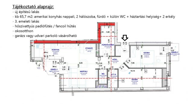 Eladó téglalakás, Szegeden 91.29 M Ft, 3 szobás