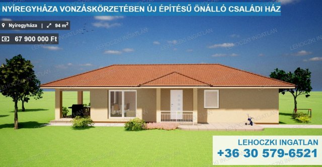 Eladó családi ház, Nyíregyházán 67.9 M Ft, 4 szobás