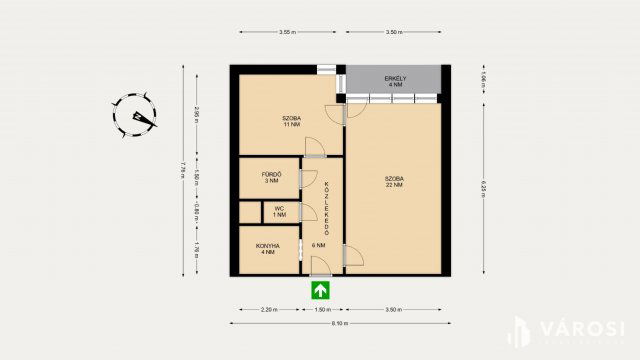 Kiadó téglalakás, albérlet, Szegeden 180 E Ft / hó, 2 szobás