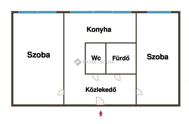 Eladó panellakás, Kecskeméten 46 M Ft, 2 szobás