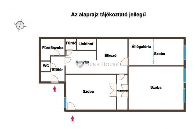 Eladó téglalakás, Budapesten, VII. kerületben 96 M Ft, 3 szobás