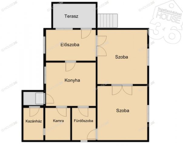 Eladó családi ház, Petőfiszálláson 37.8 M Ft, 2 szobás