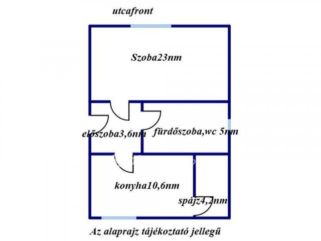 Eladó családi ház, Kabán 10.6 M Ft, 1 szobás