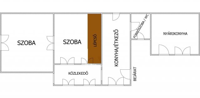 Eladó családi ház, Egerben 55 M Ft, 3 szobás