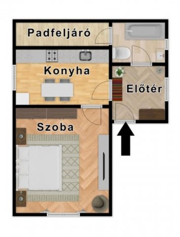 Eladó családi ház, Sajószentpéteren 11 M Ft, 1 szobás