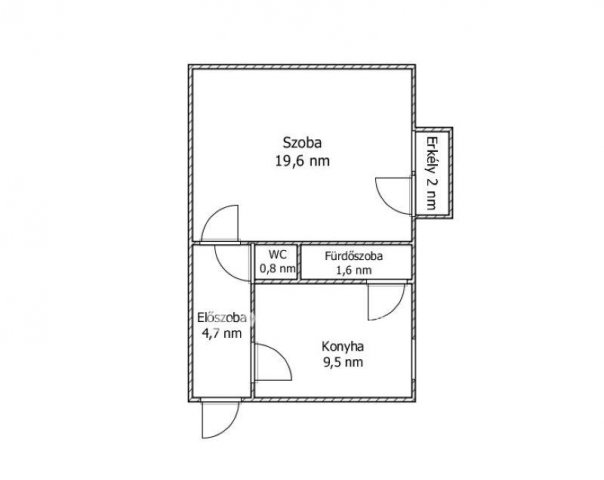 Eladó téglalakás, Hódmezővásárhelyen 22.9 M Ft, 1 szobás