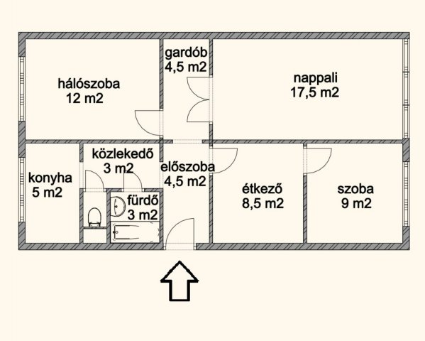 Eladó panellakás, Budapesten, XI. kerületben 80 M Ft, 3 szobás